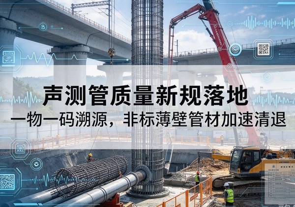 三门峡声测管质量新规落地，一物一码溯源，非标薄壁管材加速清退