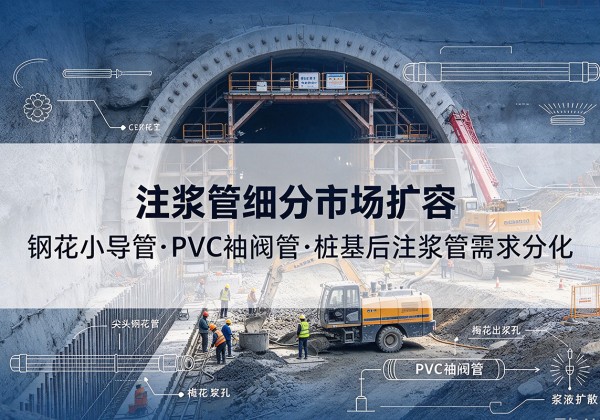 三门峡注浆管细分市场扩容，隧道钢花小导管、PVC 袖阀管、桩基后注浆管需求分化